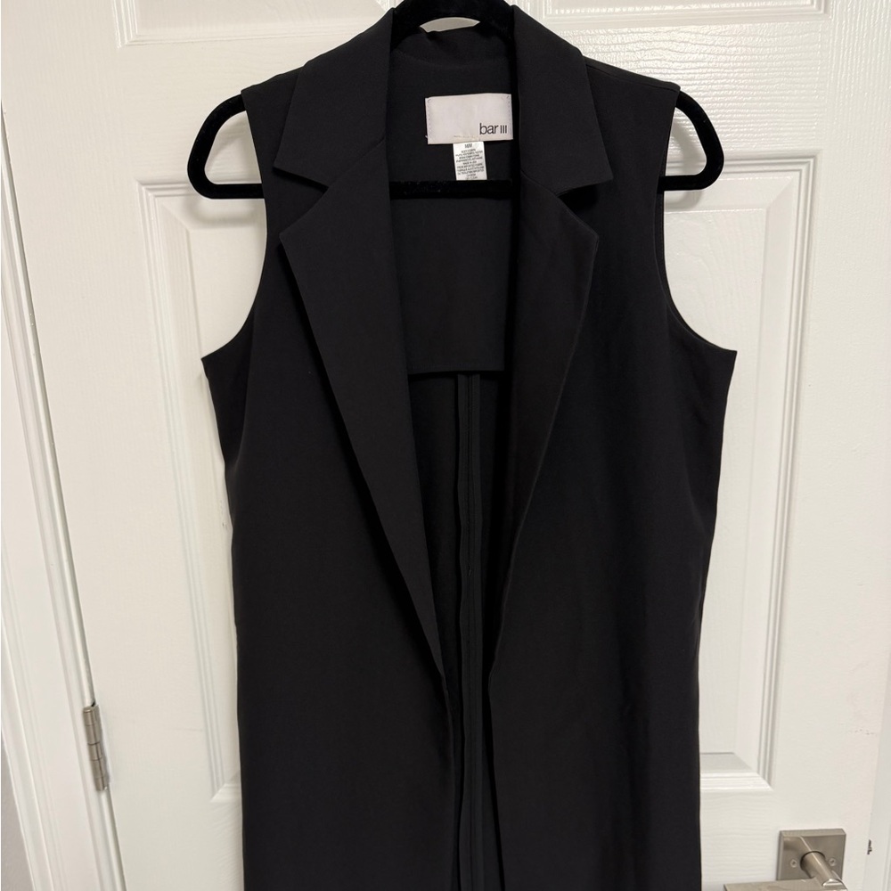 Bar III Charcoal Sleeveless Vest